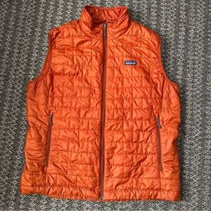 Patagonia nano puff vest  Men's Sz XL Orange